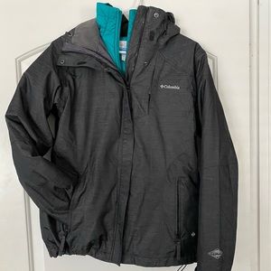 Columbia 3 in 1 ski jacket